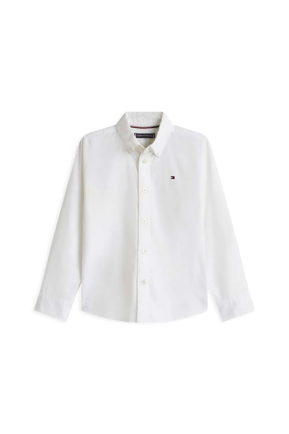 Детская рубашка оксфорд с длинным рукавом Tommy Hilfiger, White