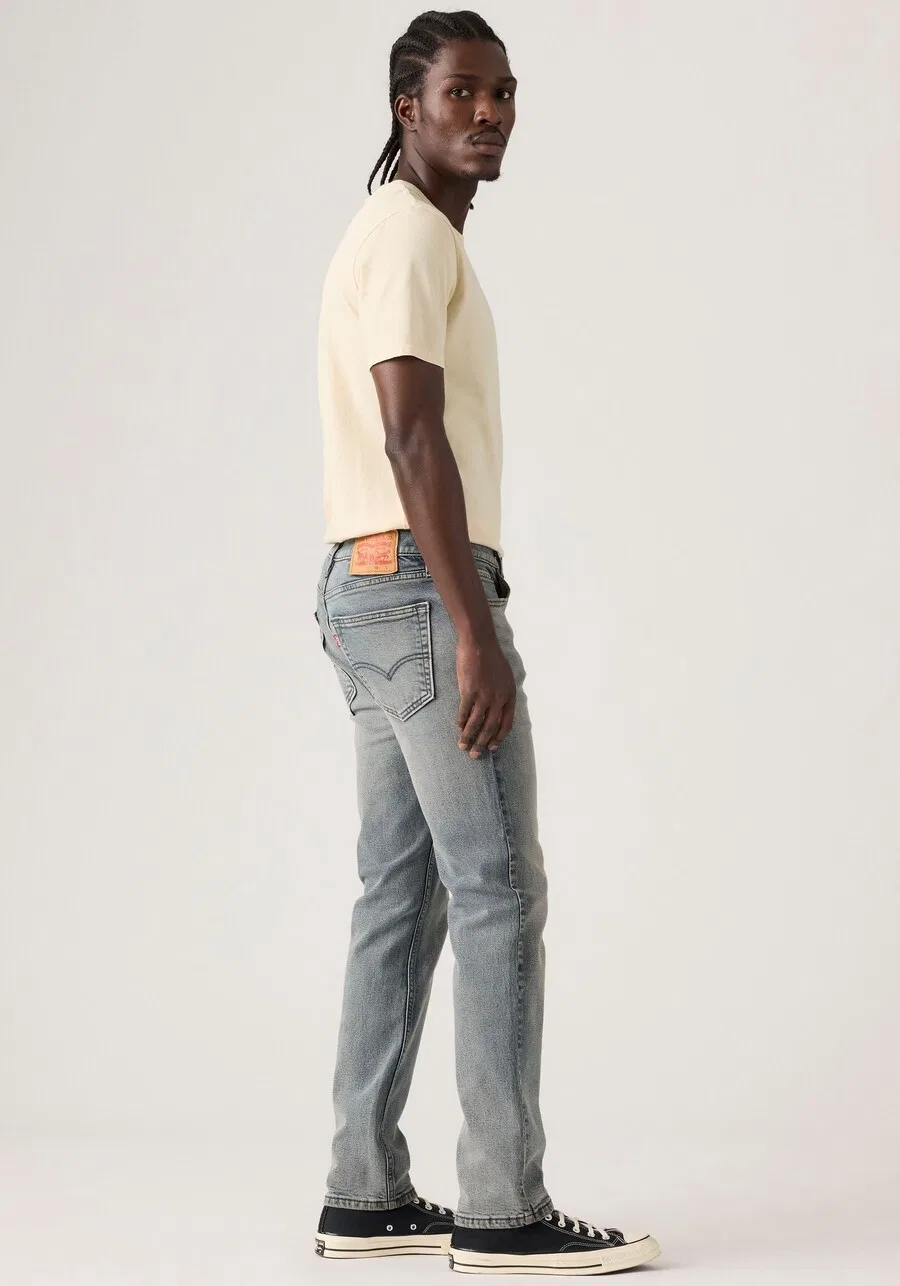 Джинсы LEVI'S Slim fit '511' серого цвета — фото 3