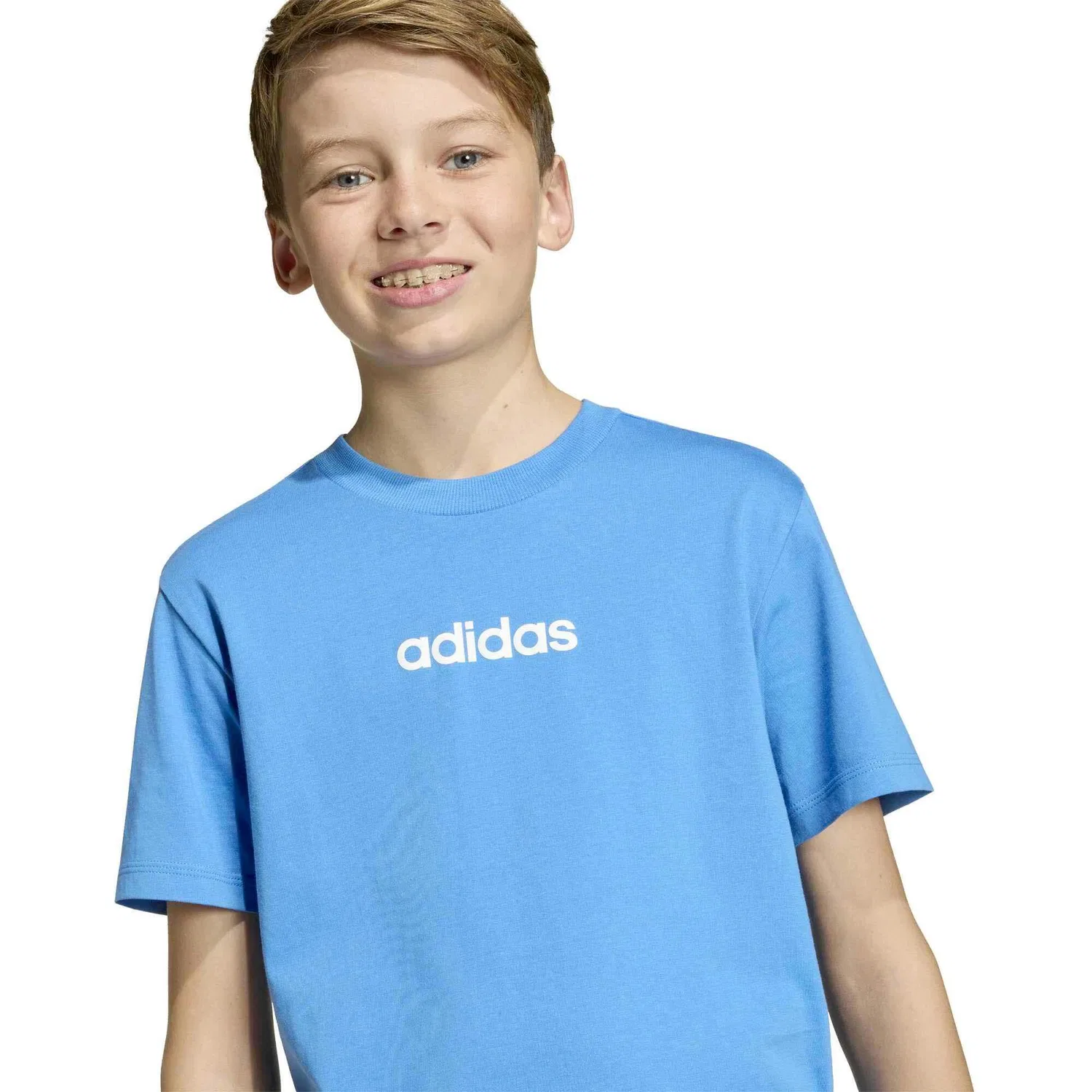 Детская футболка с коротким рукавом J Lin Tee 160 Adidas, Blau — фото 4