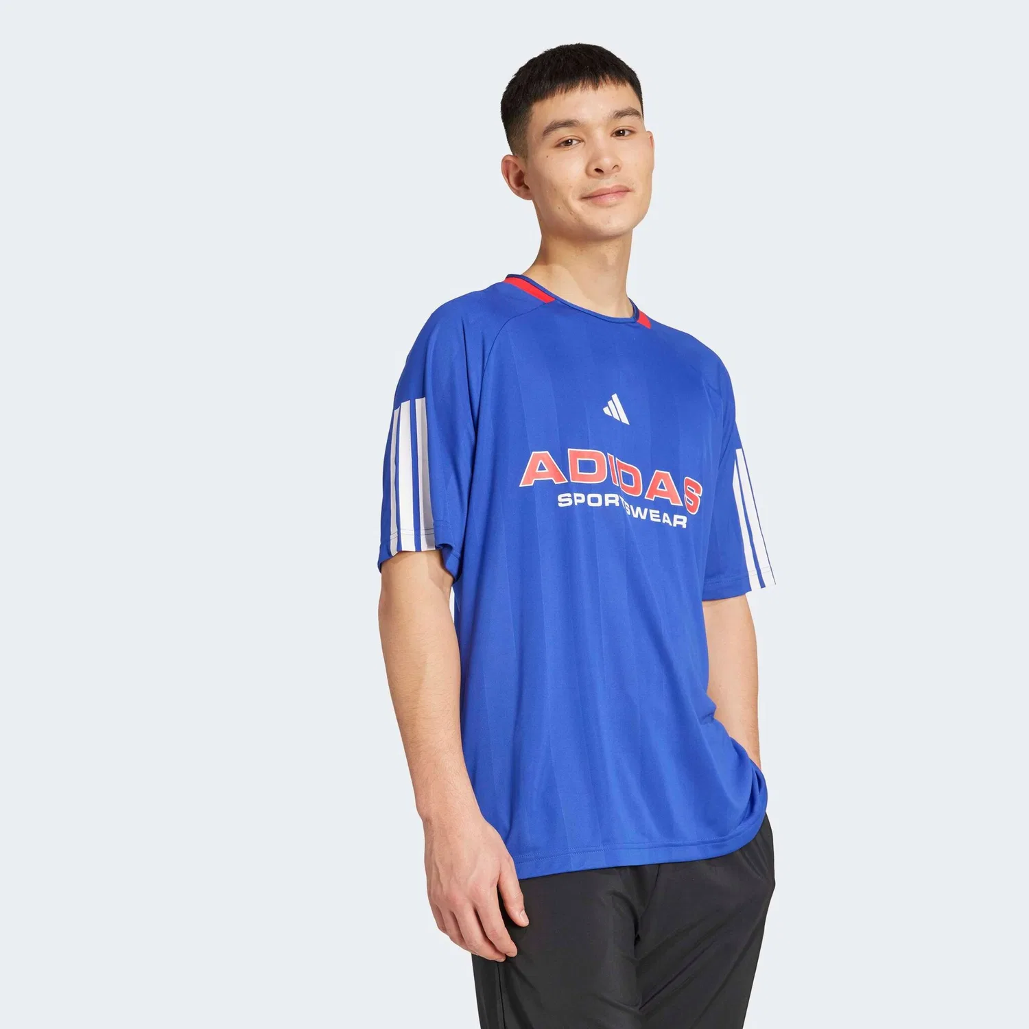 Детская футбольная футболка свободного кроя Adidas Sportswear, Semi Lucid Blue