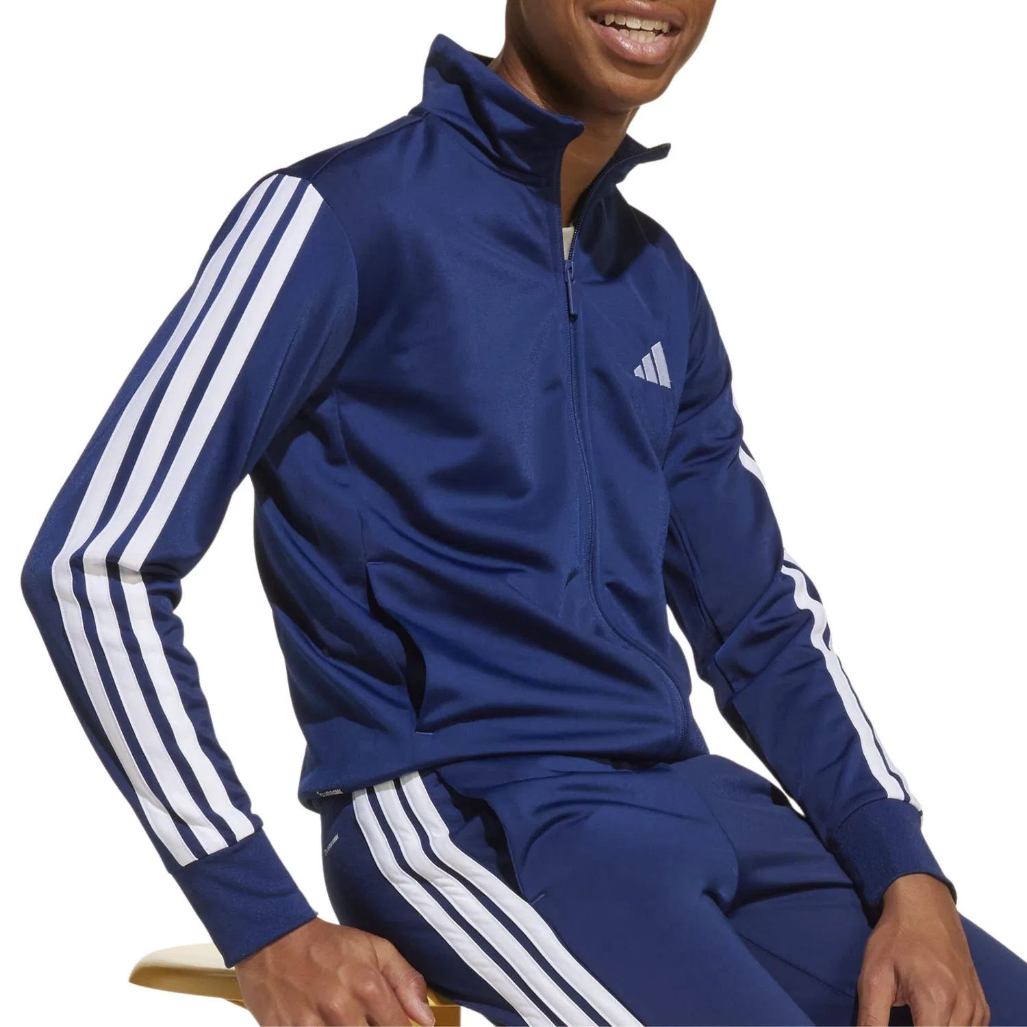 Детский спортивный костюм с длинным рукавом J 3S TR TS 205 Adidas, Dunkelblau Schwarz Navyblau — фото 3