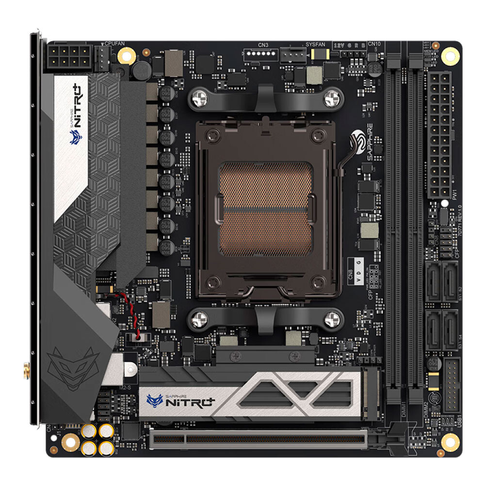 

Материнская плата Sapphire Nitro+ B650I WIFI Ultra Platinum, AM5, DDR5, Wi-Fi