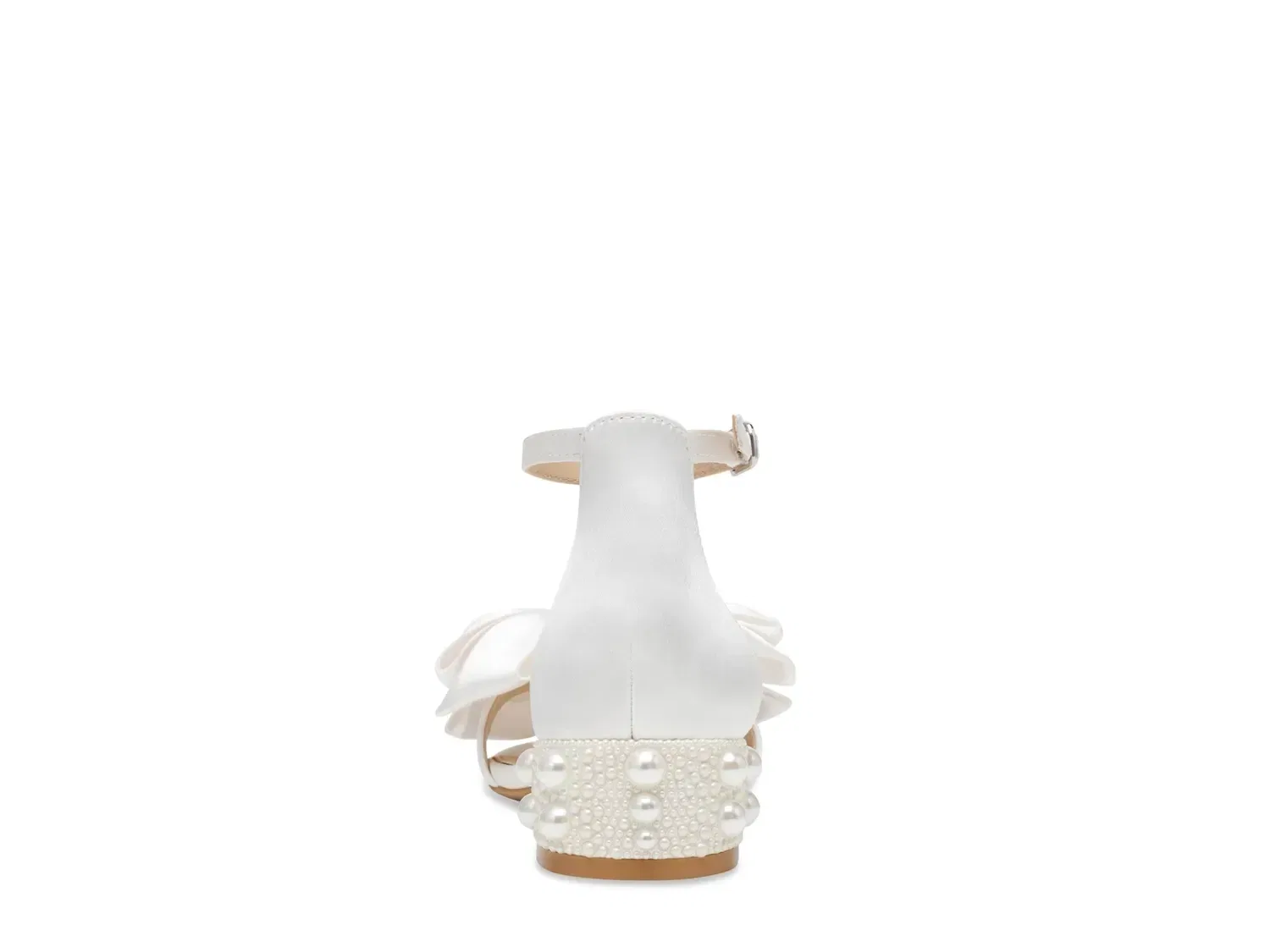 Сандалии Lulu с бантом и жемчужным каблуком, Betsey Johnson, светло-бежевый — фото 3