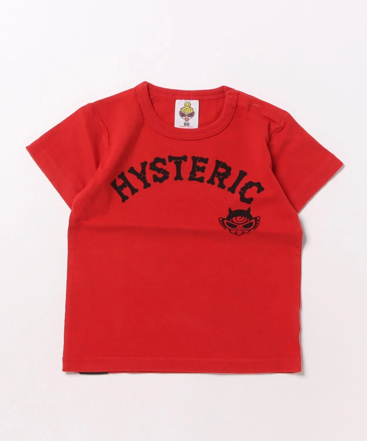 Детская футболка с коротким рукавом LOOPLUS DEVILKIN HYSTERIC MINI, Red