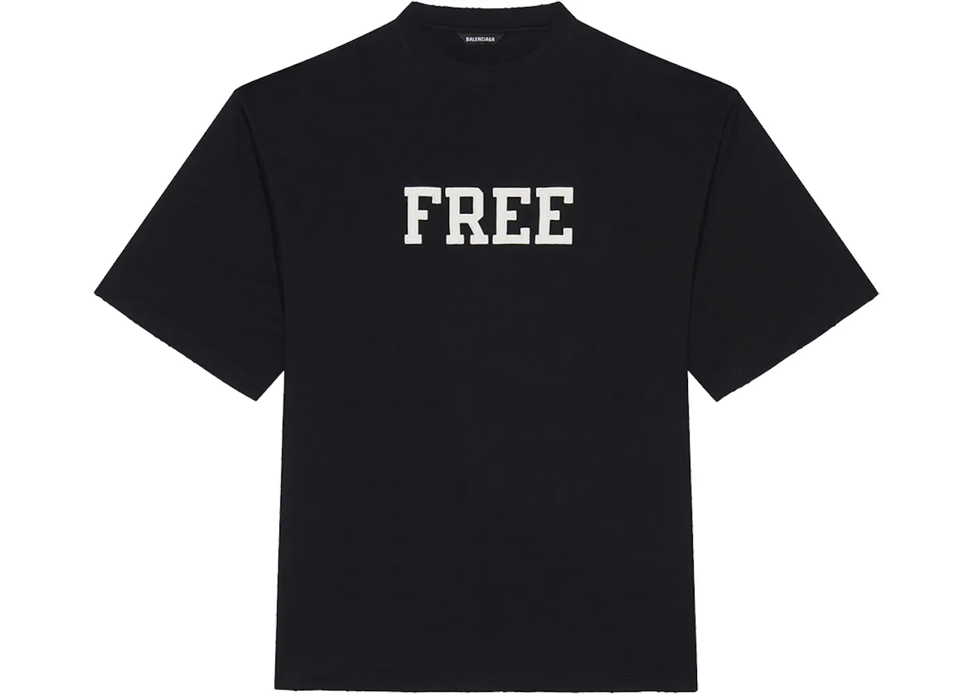 Мужская футболка свободного кроя T-Shirt Balenciaga, Black