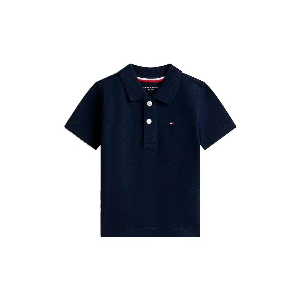 Детское поло с коротким рукавом Tommy hilfiger, Blue — фото 3