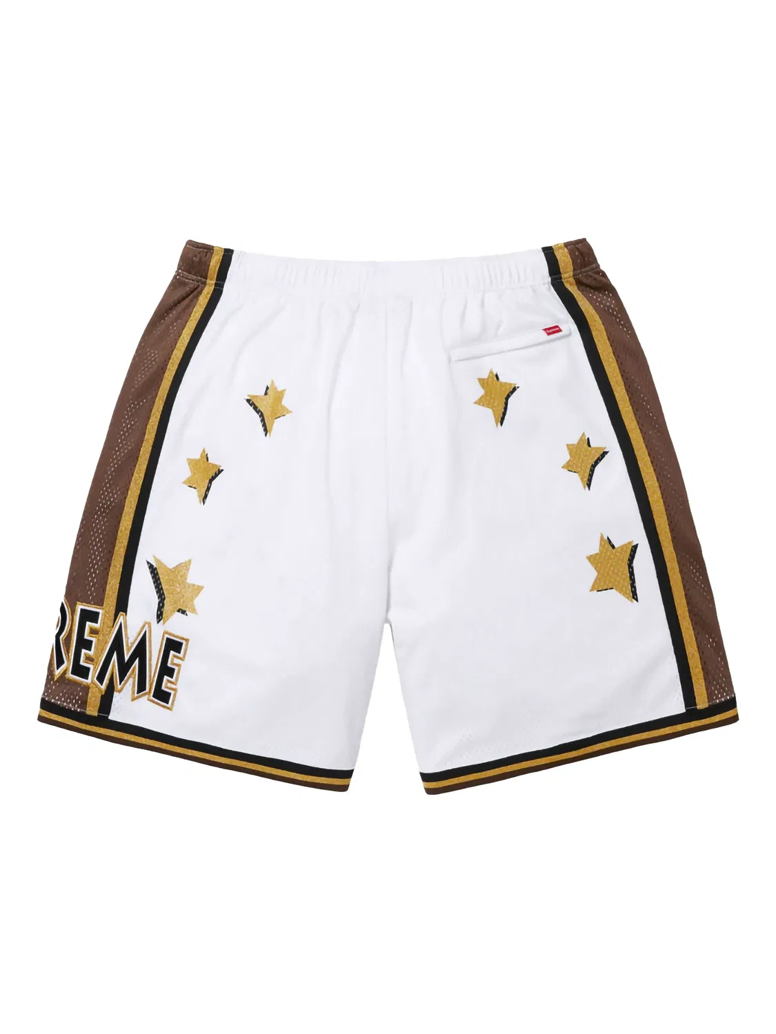 Баскетбольные шорты All Star белые Supreme, белый — фото 2