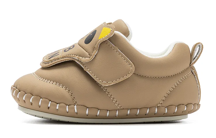 Детские ботиночки для малышей с синтетической кожи EBMINI, Khaki