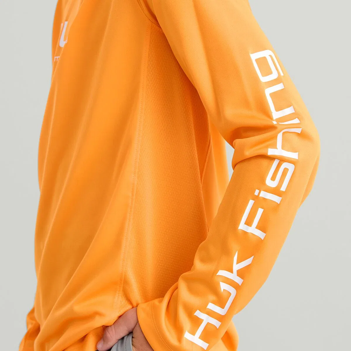 Детская футболка с длинным рукавом Pursuit Solid Crew Huk, Flare — фото 3