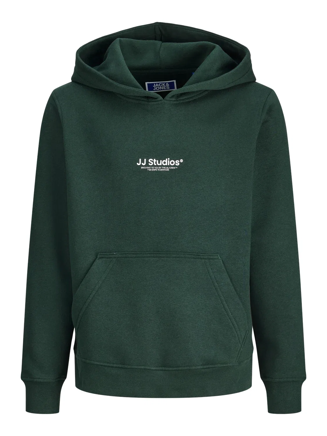 Худи с капюшоном JJESOHO SWEAT HOOD JNR Jack & Jones Junior, зеленый