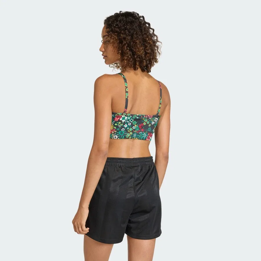 Бралетт модели Originals X Liberty London, бренд adidas, Черный — фото 2