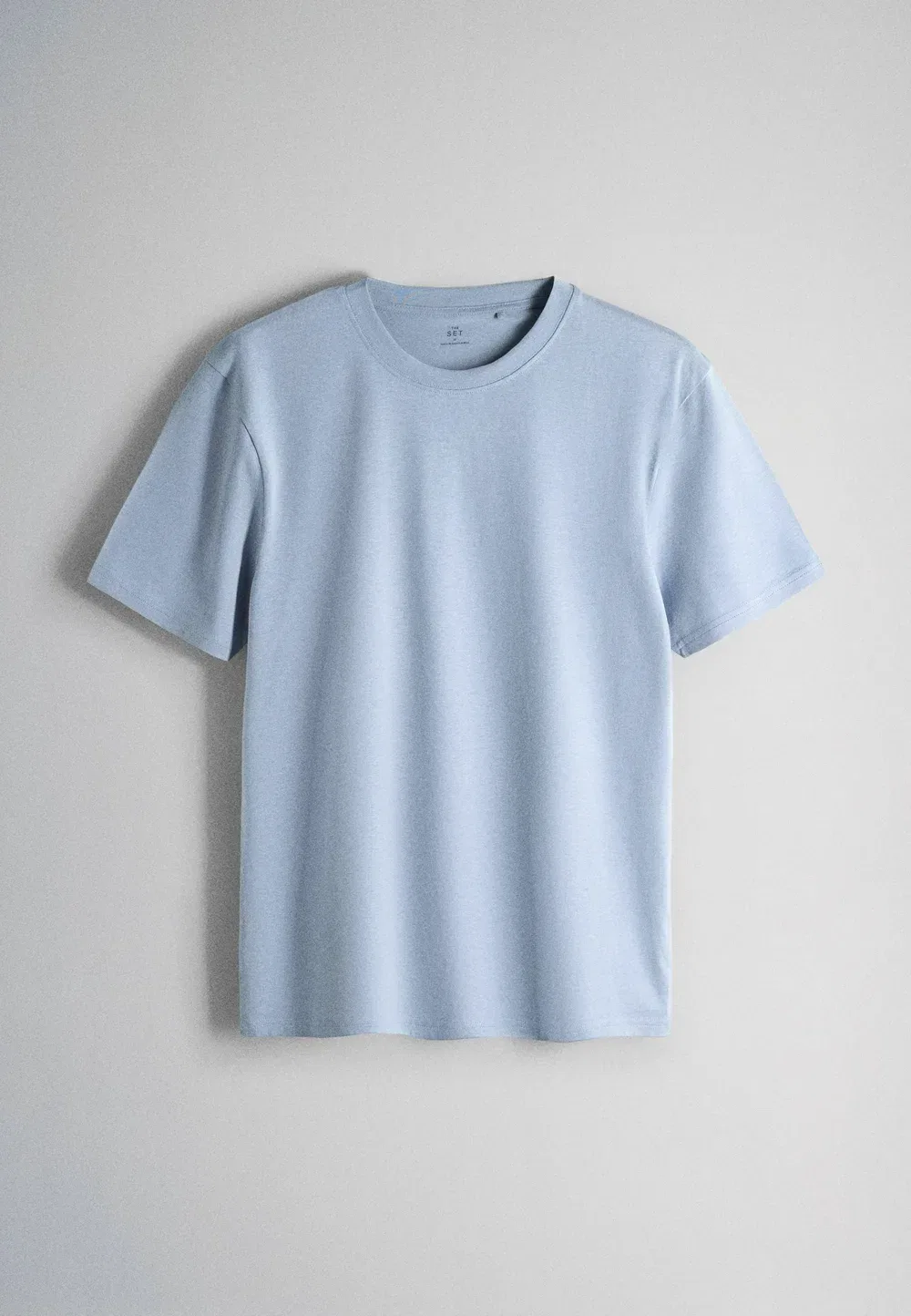Футболки стандартного кроя - легкие футболки с коротким рукавом, комплект из 7 штук - базовая модель Next, Blue Grey — фото 3