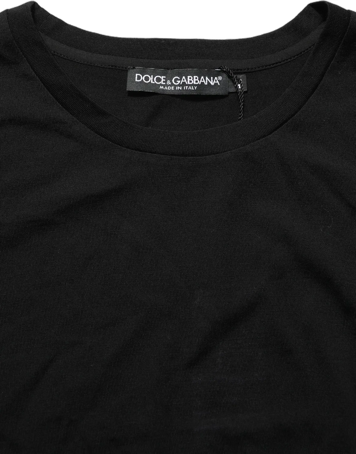 Мужская футболка с коротким рукавом Crew Neck Short Sleeves T-shirt Dolce & Gabbana, Black