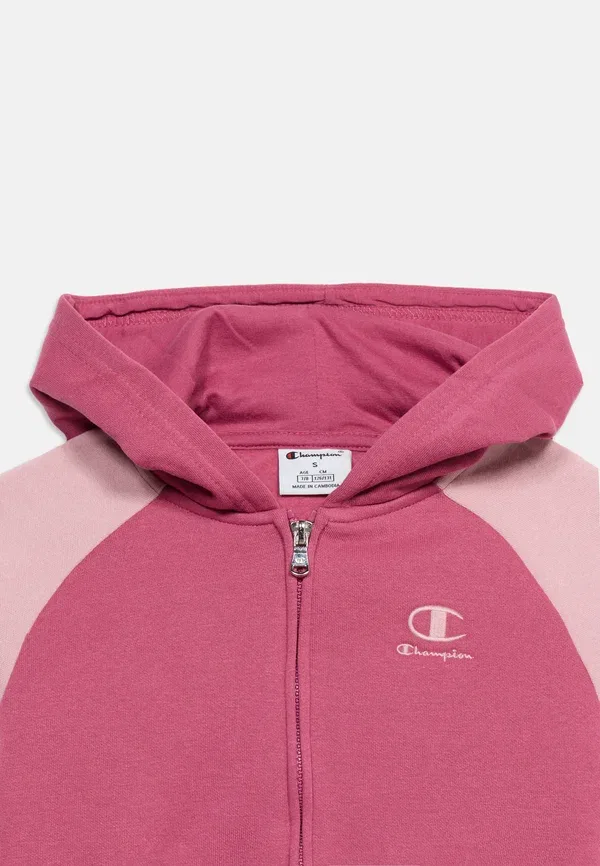 Толстовка на молнии унисекс - свитшот на молнии Champion, розовый — фото 3