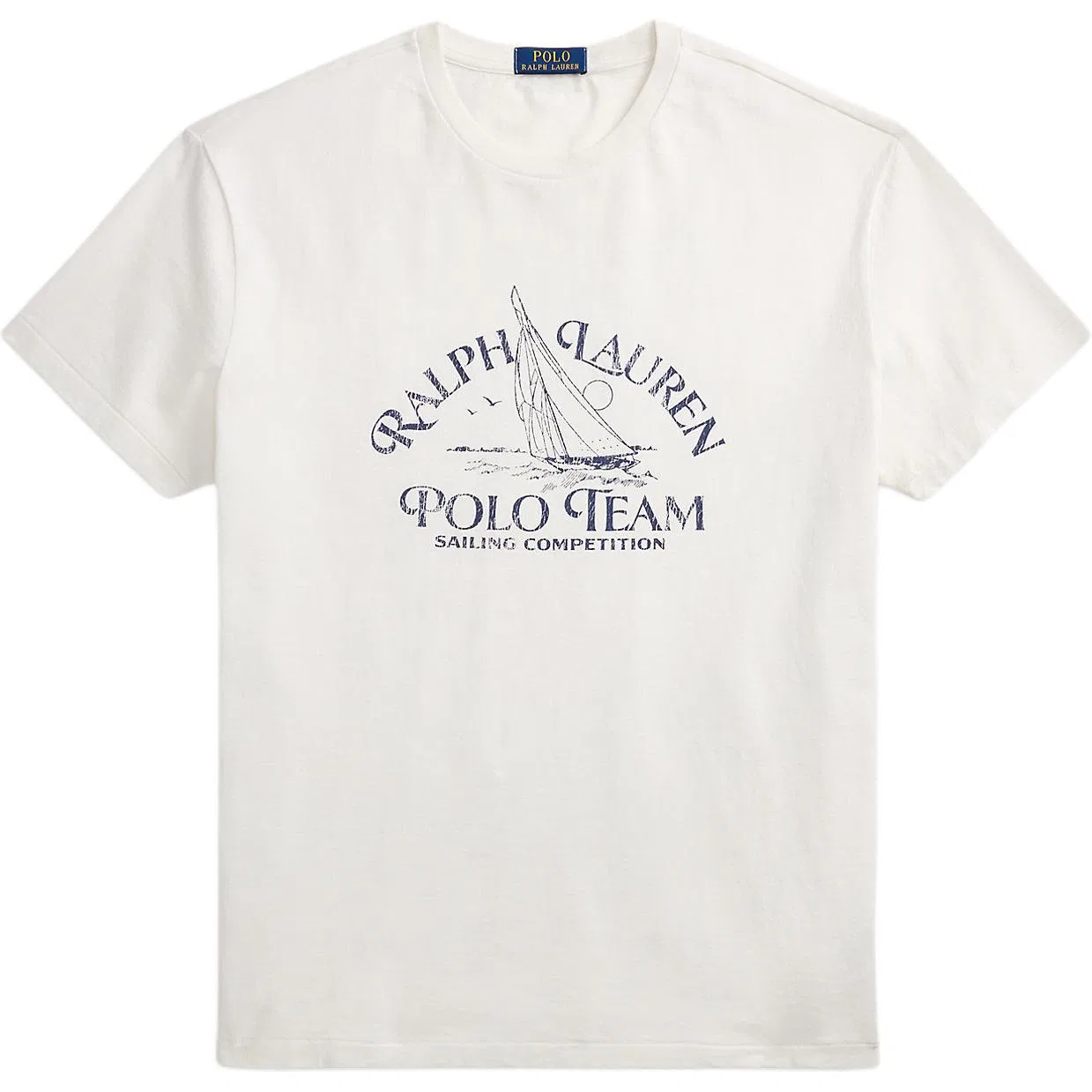 Мужская футболка с логотипом Polo Ralph Lauren, белый