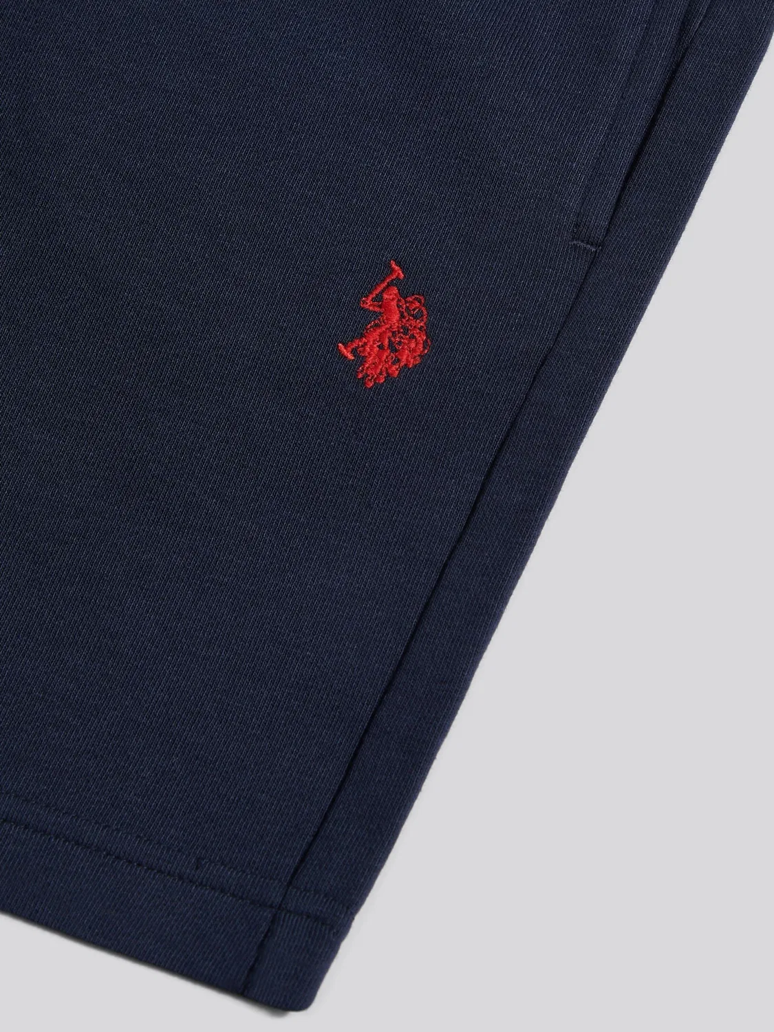Шорты спортивные Double Horsemen U.S. Polo Assn., синие — фото 3