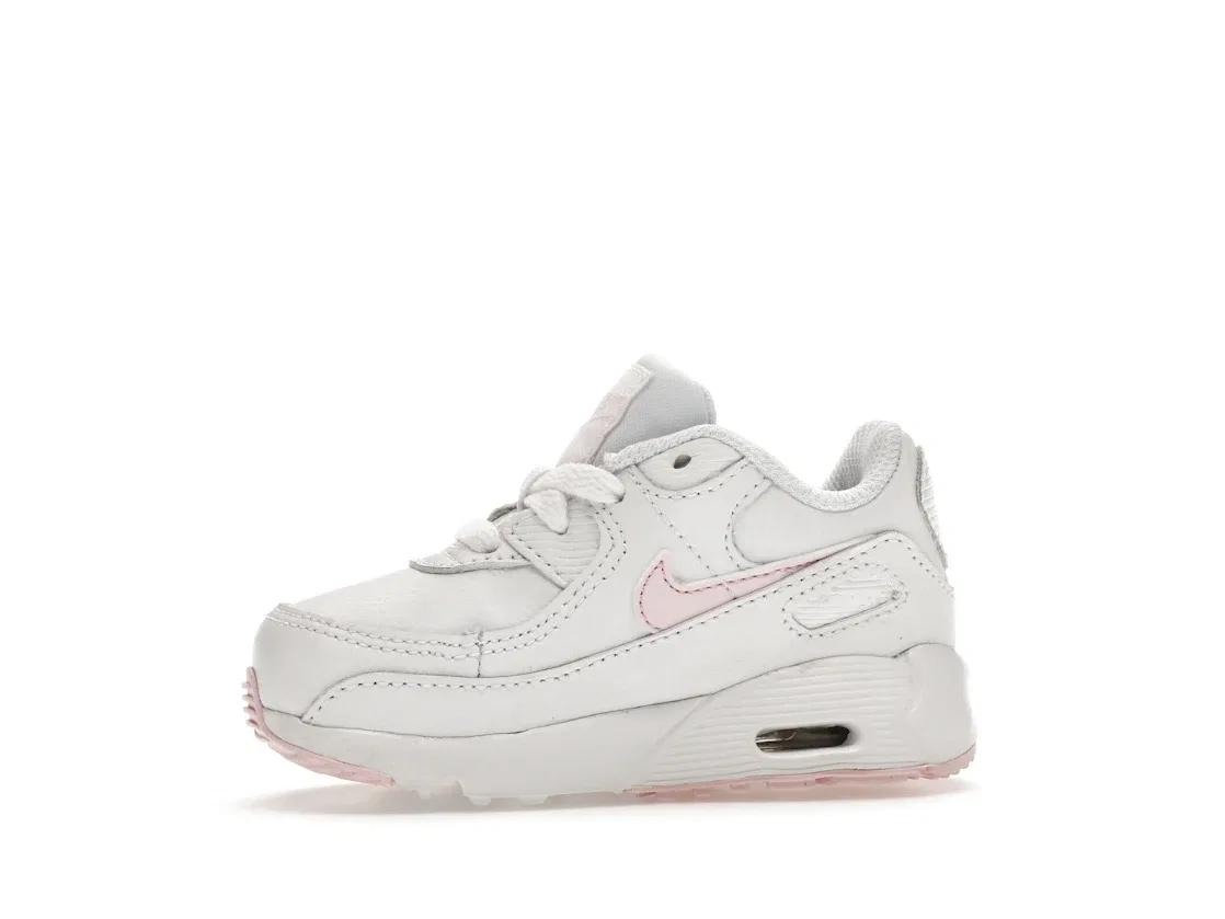 Детские кроссовки Lifestyle Nike Air Max 90 LTR, White/Pink Foam-White-White — фото 3