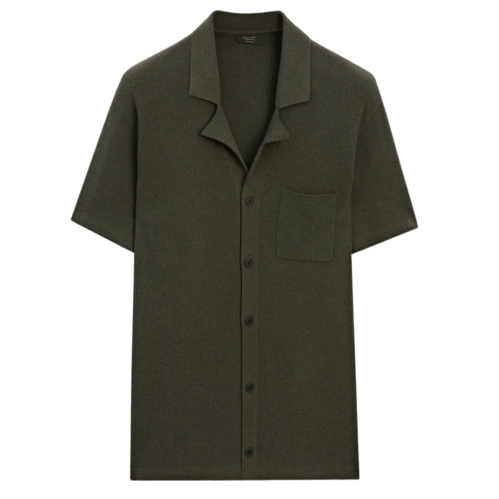 

Вязаный кардиган Massimo Dutti Short sleeve with buttons, хаки