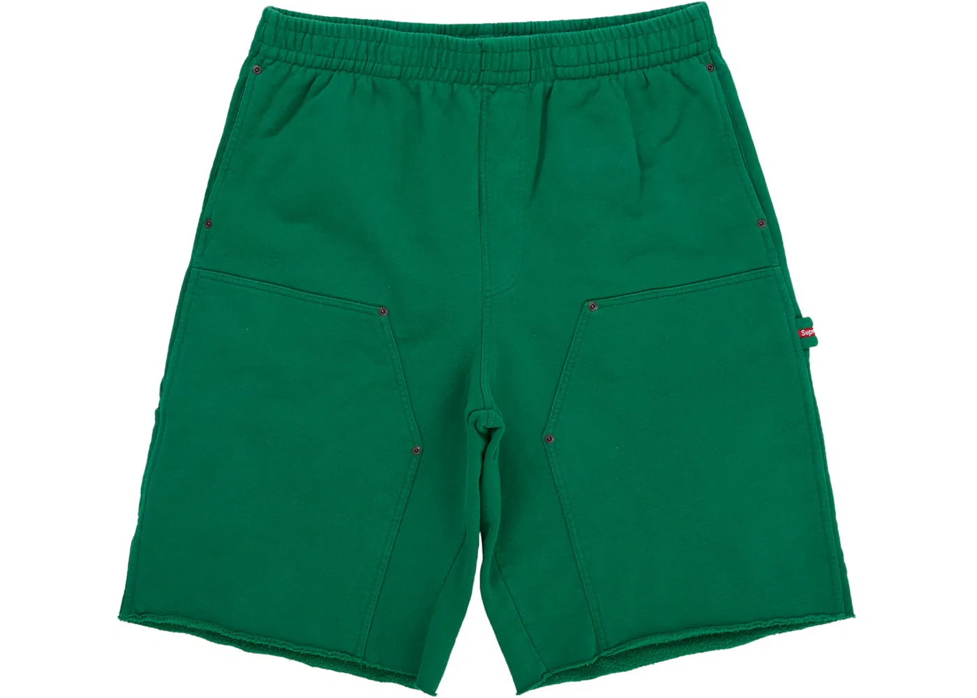 Мужские шорты с двойным наколенником Supreme Sweatshort, Green