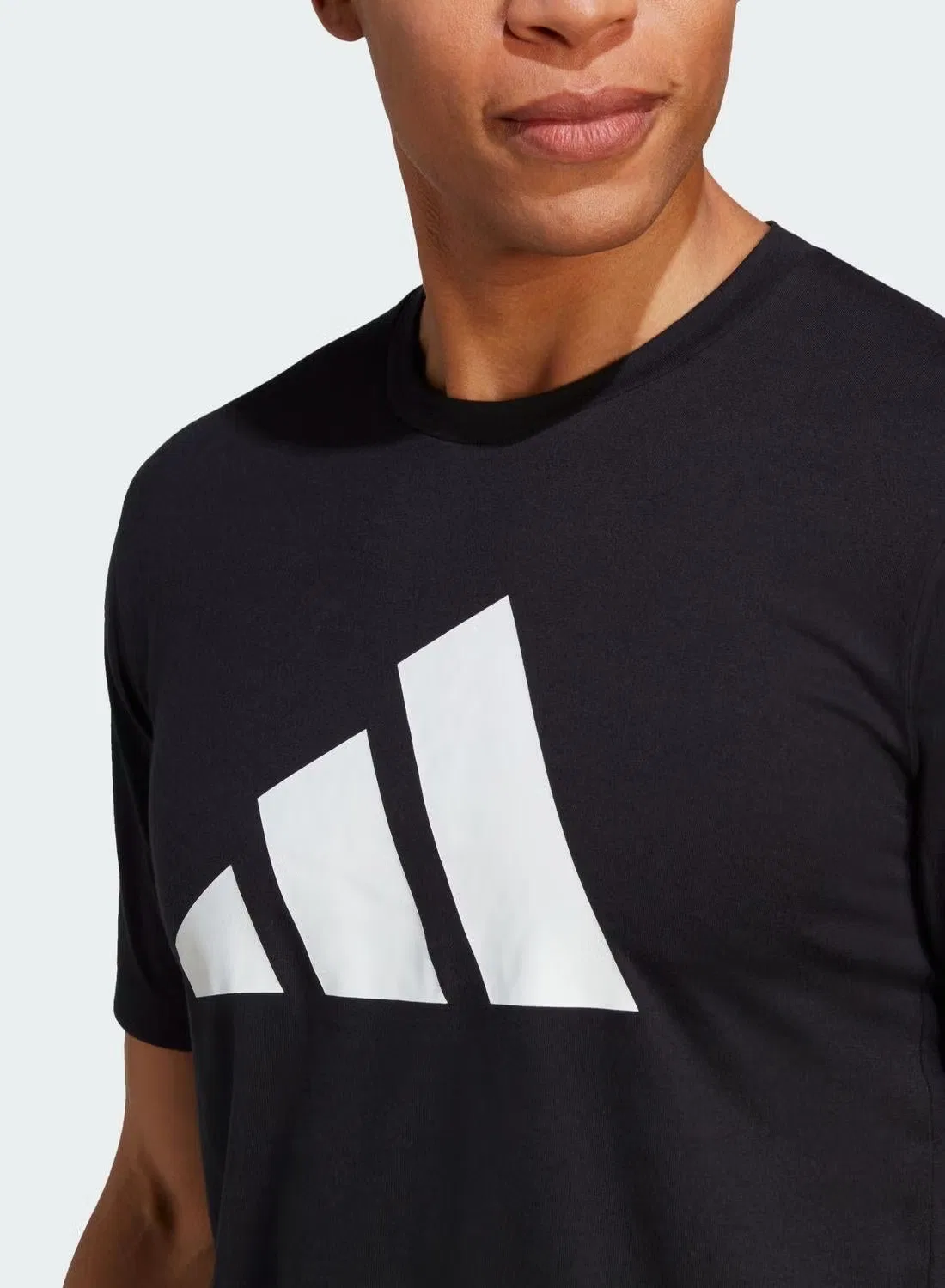 Футболка тренировочная с принтом Train Essentials Feelready Adidas, черный — фото 3