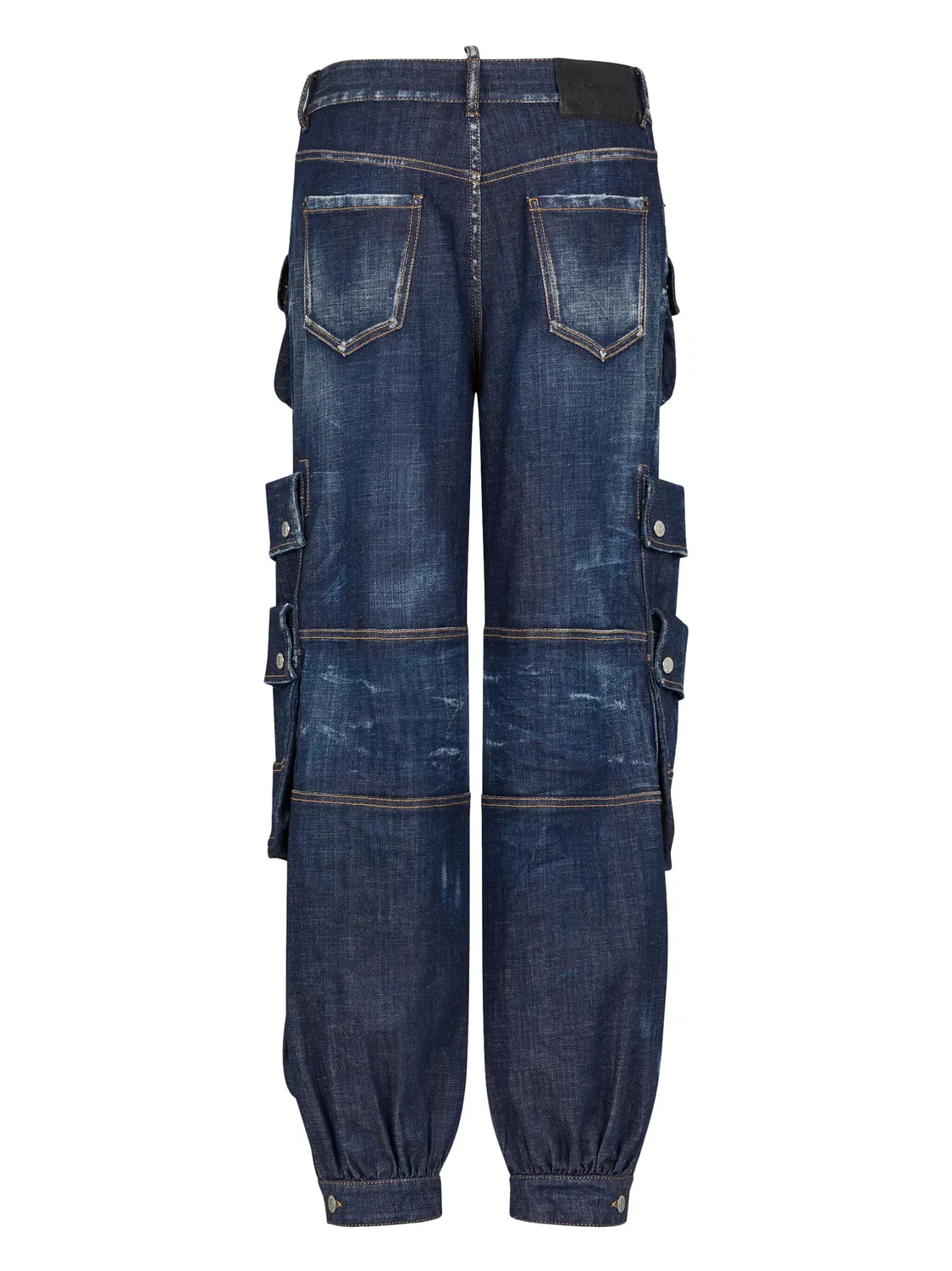 DSQUARED2 Зауженные карго-джинсы индиго — фото 2