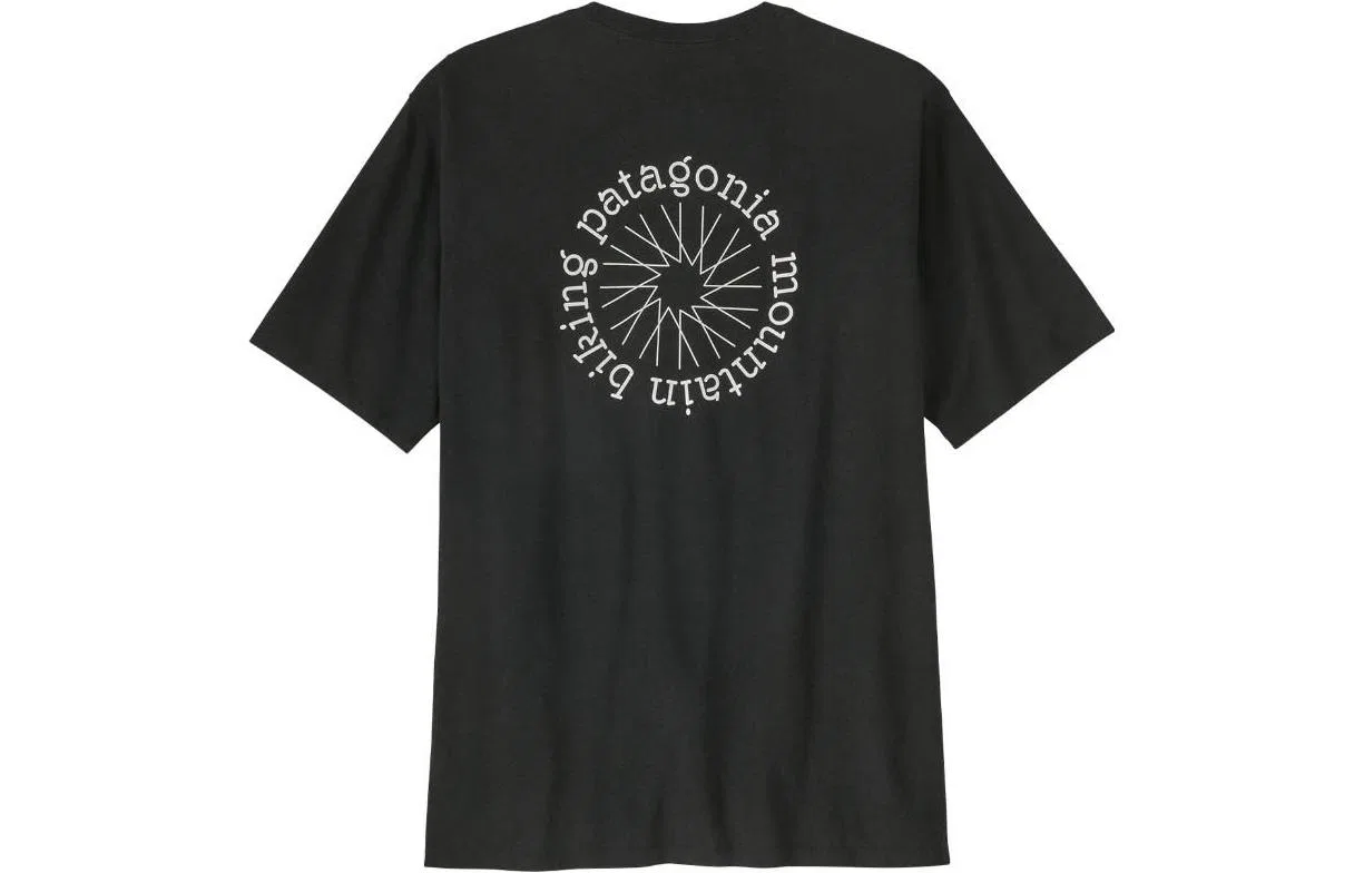 Мужская футболка с втачным рукавом Patagonia, Ink Black