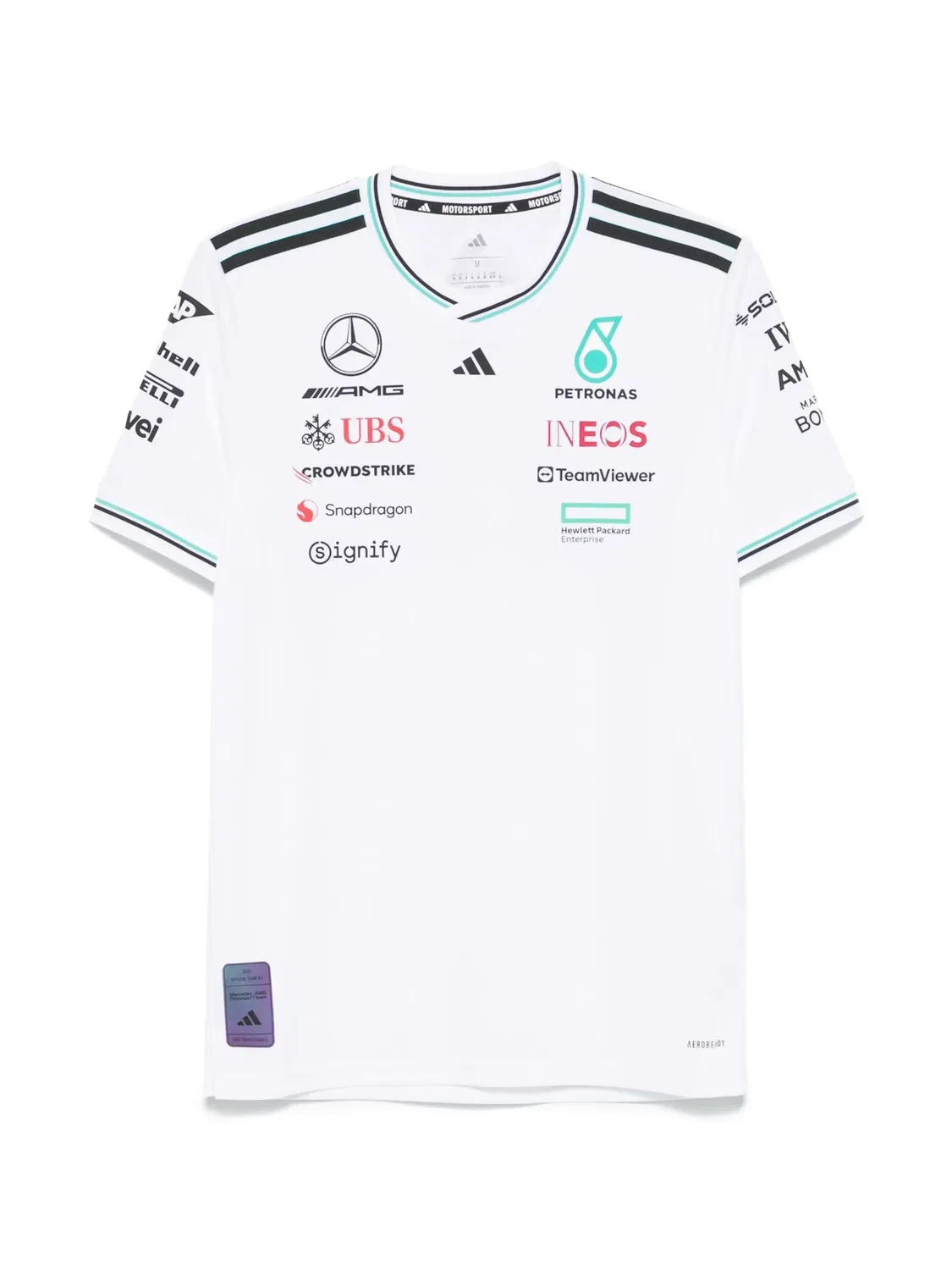 Футболка Mercedes-AMG Petronas F1 Team Adidas, белый