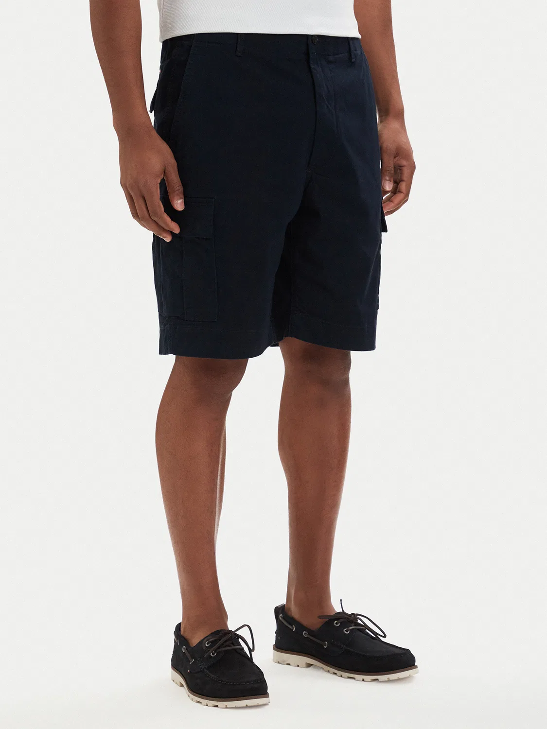 Мужские шорты из ткани свободного кроя Twill Cargo Tommy Hilfiger, темно-синий
