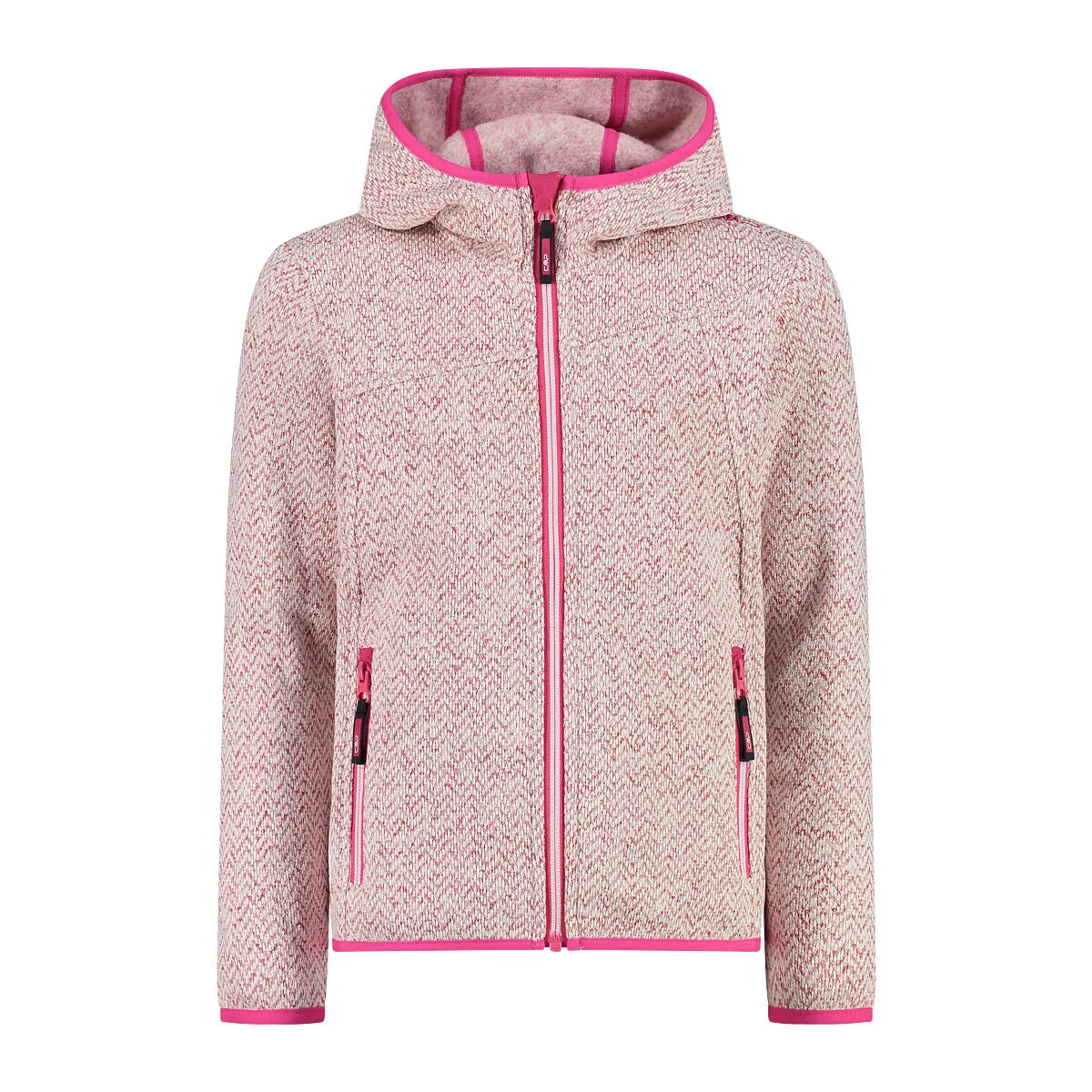 Детская куртка из флиса с капюшоном Cmp, Rosa Weiss Magentapink