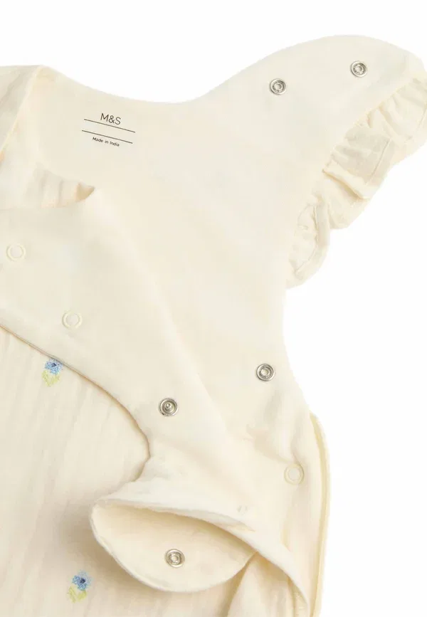 Спальный мешок Floral 1.0 tog Marks & Spencer, light cream — фото 3