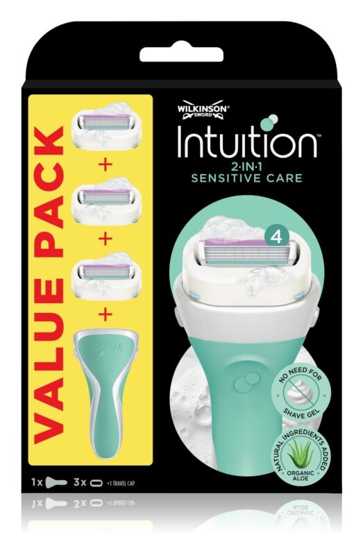 

Бритва + запасная головка Wilkinson Sword Intuition 2 in 1 Sensitive Care