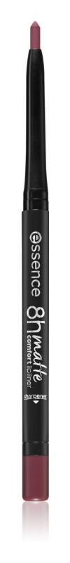 Матовый карандаш для губ с точилкой Essence 8h Matte Comfort, оттенок 06 Cool Mauve 0,3 г — фото 2