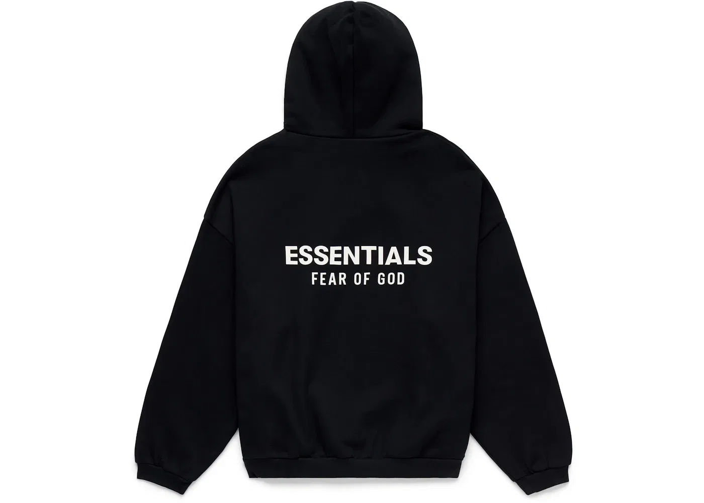 Мужской свитшот с принтом Fear of God Essentials Hoodie (FW24) Fear of God, Black — фото 2