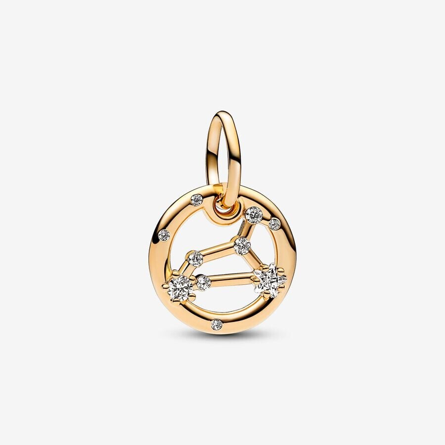 

Шарм Pandora Leo Zodiac Dangle, золото