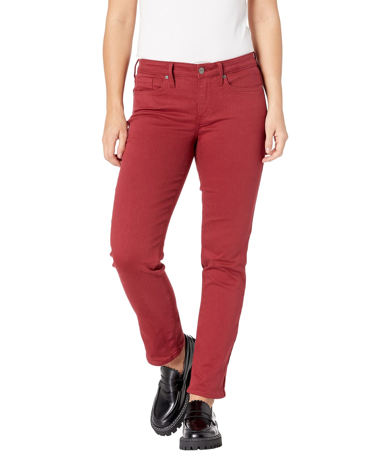 

Брюки NYDJ, Petite Sheri Slim Pants, Красный, Брюки NYDJ, Petite Sheri Slim Pants