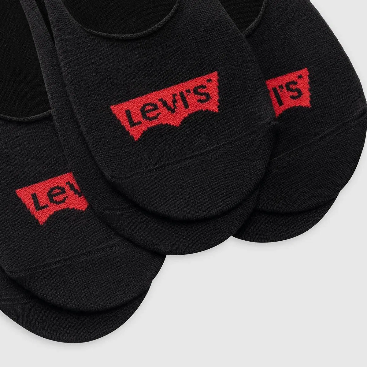 Низкие носки (3 шт.) Levi's, Black — фото 3
