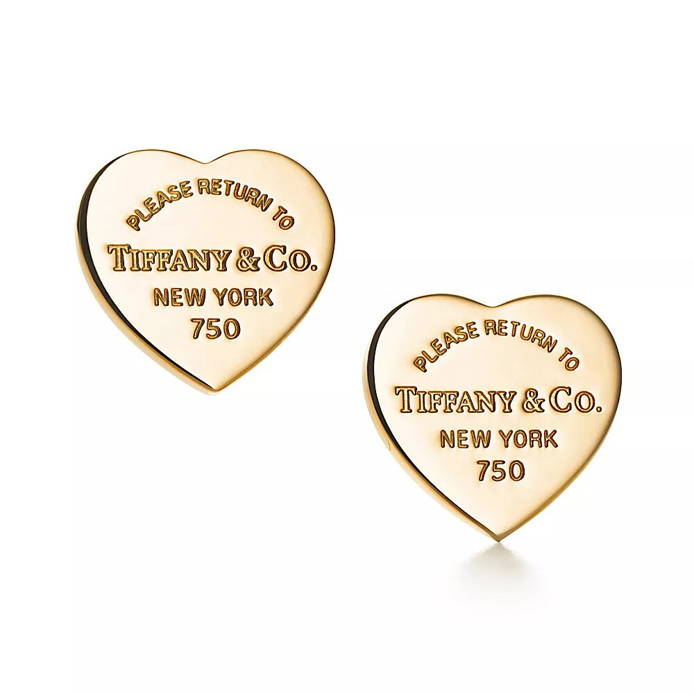 

Серьги Tiffany & Co. Return to Tiffany Heart Tag Stud, золото