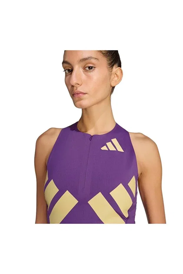 Женская майка-топ без рукавов Adidas, Purple — фото 3