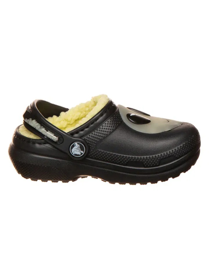 Сабо с подкладкой Classic Lined Alien Crocs, черный — фото 2