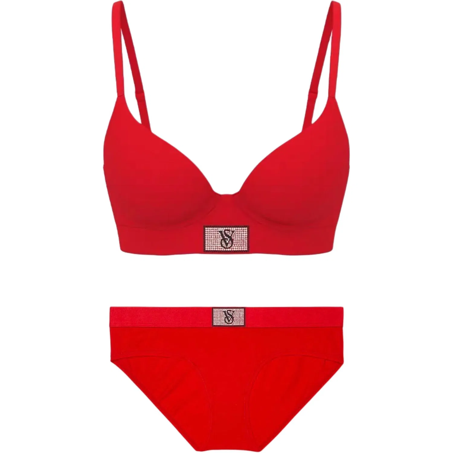 Женский комплект нижнего белья Red Victoria's Secret, Set Red