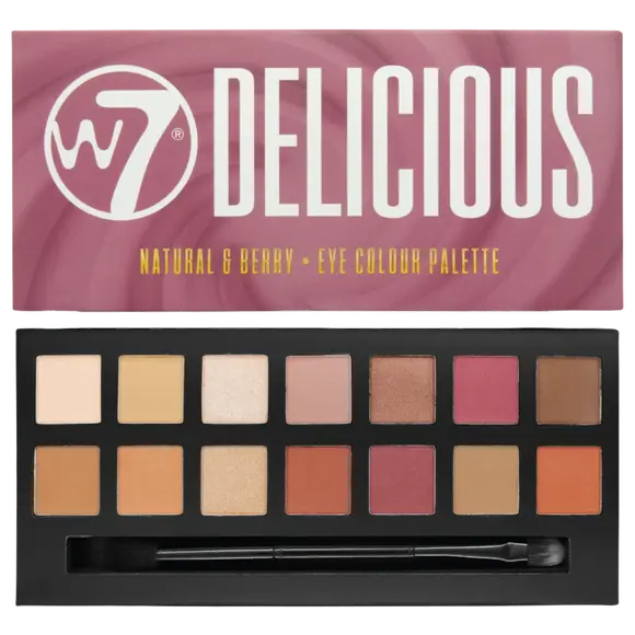 

W7 Delicious палетка прессованных пигментов для век, 14 г