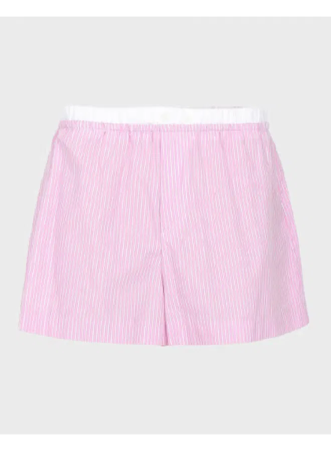 Шорты с цветными блоками Zara, белый/лиловый