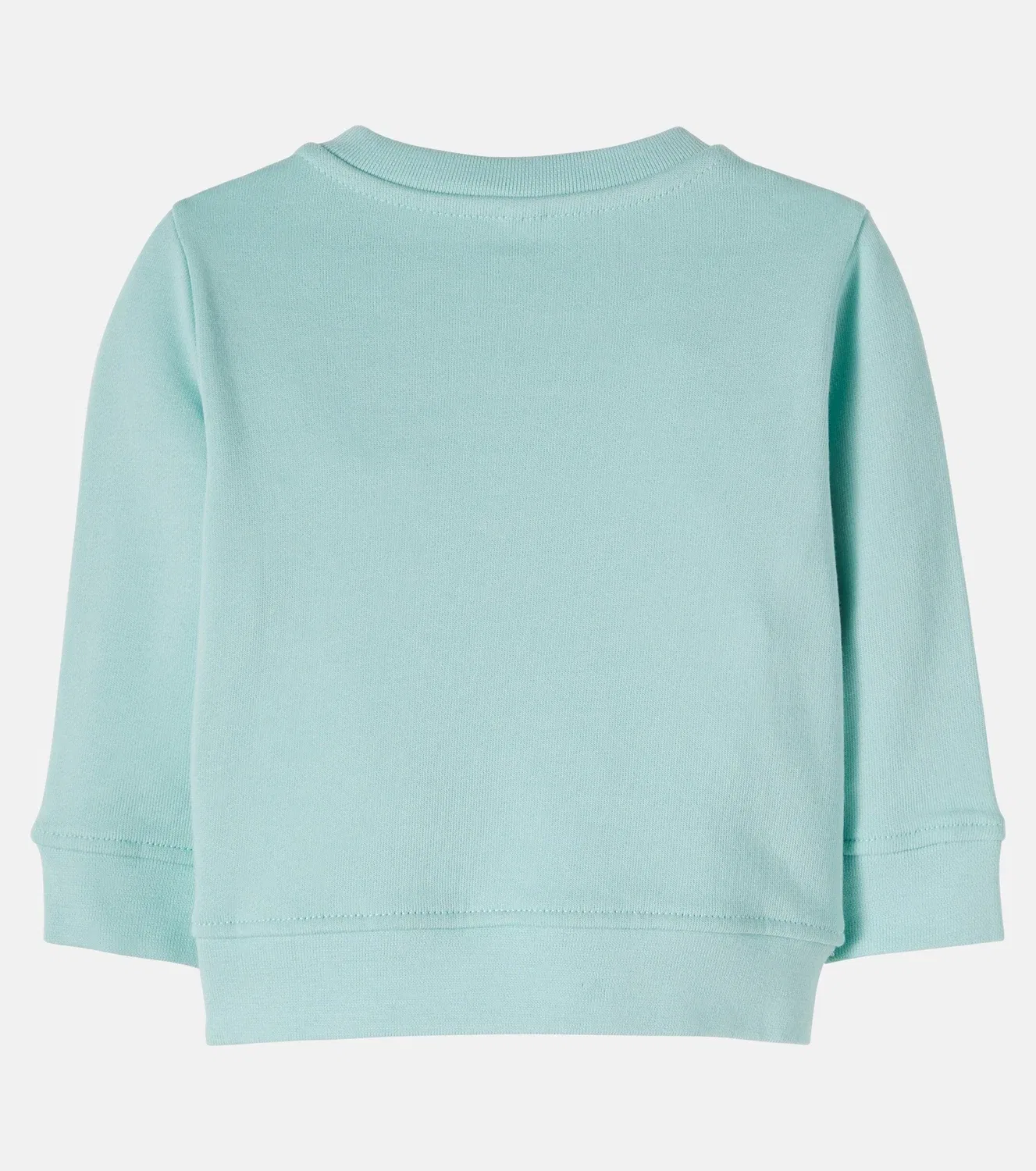Детская толстовка из хлопкового трикотажа с принтом, Stella Mccartney Kids, синий — фото 3