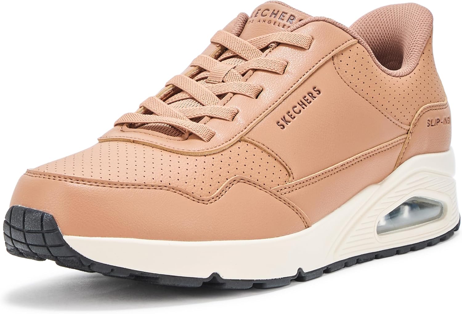 

Мужские слипоны Skechers Uno - Banksia Luxe без использования рук, Tan