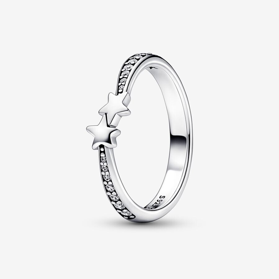 

Кольцо Pandora Moments Shooting Stars Sparkling, серебро