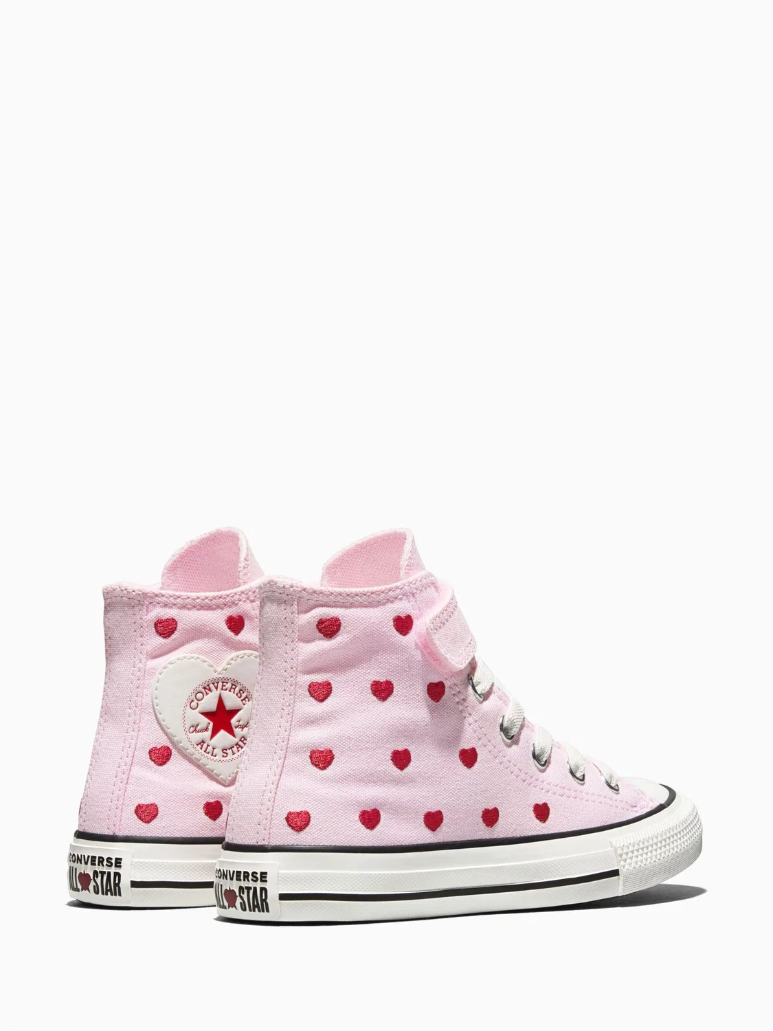 Кеды Converse Chuck Taylor Hearts and Rose, розовый — фото 4