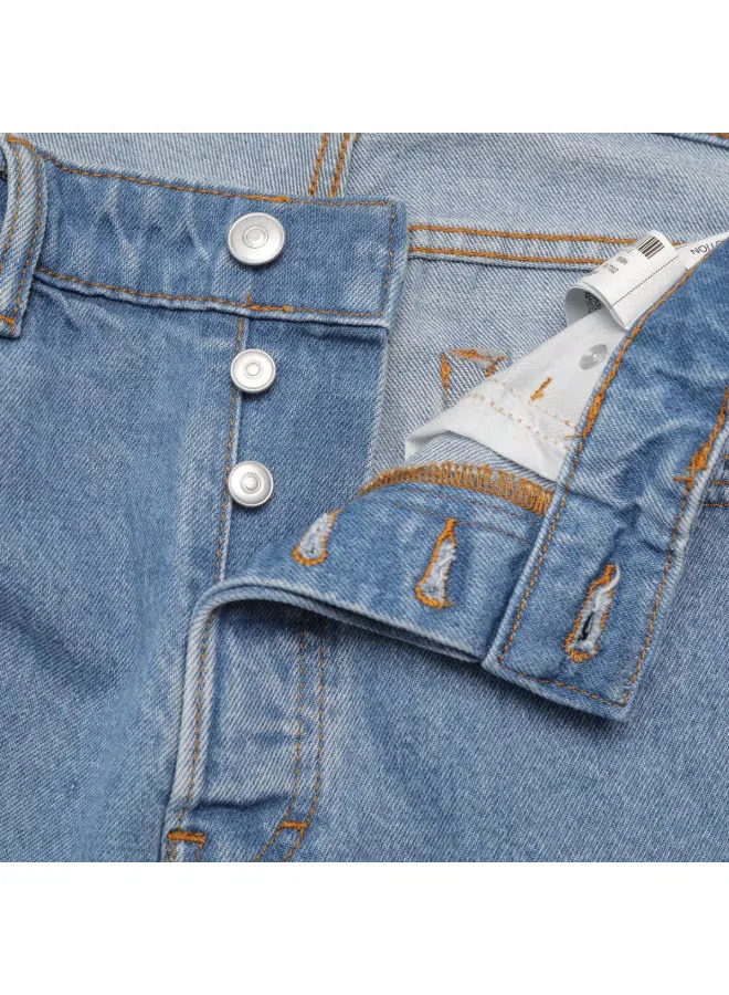 Джинсы классические с необработанным краем Zara, синий — фото 4