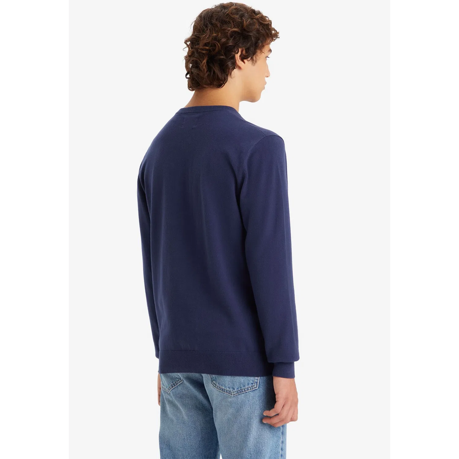 Мужской джемпер с круглым вырезом легкий Levi's, Naval Blue — фото 3