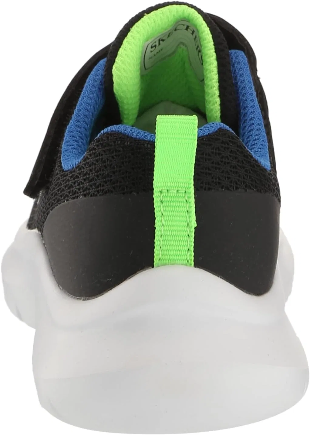 Детские кроссовки для мальчиков Skech Fast Brisk Buddies Skechers, Black/Blue/Lime — фото 3