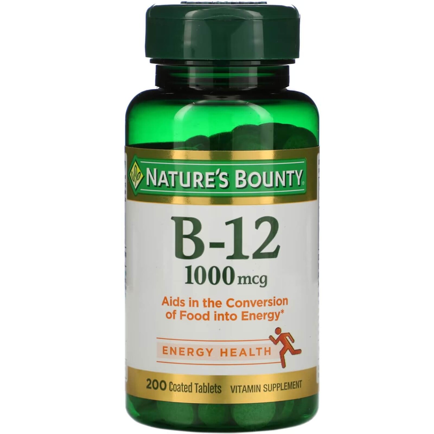 

Витамин B12 1000 мкг Nature's Bounty, 200 таблеток